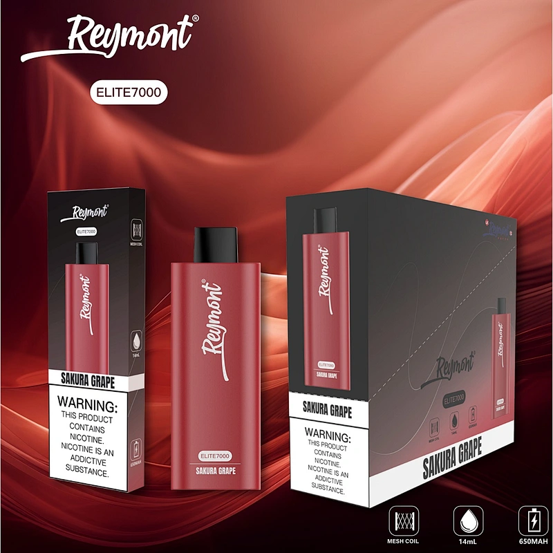 Reymont Elite 7000 Puffs Wonderfull Flavour Mesh Coil Until Last Puff Love  the Power Love the Price Disposable Vape Pen Electronic Cigarette - ReyMont  Technology Co., Ltd.