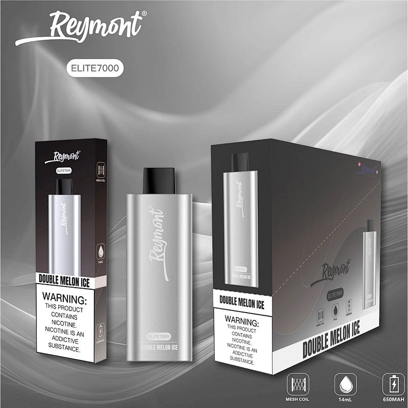 Reymont Elite 7000 Puffs Wonderfull Flavour Mesh Coil Until Last Puff Love  the Power Love the Price Disposable Vape Pen Electronic Cigarette
